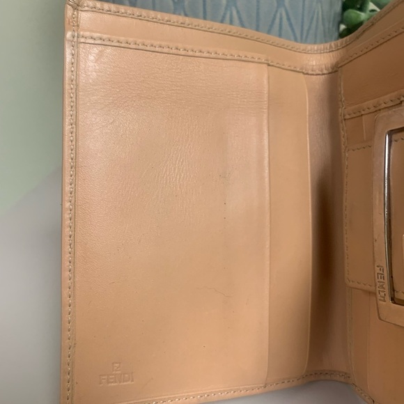 Fendi Zucchino FF Logo Canvas and Leather Wallet - Authentic and GUC - Picture 10 of 16